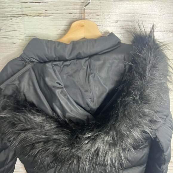 Etage DOWN jacket black long coat size xs - Picture 4 of 6